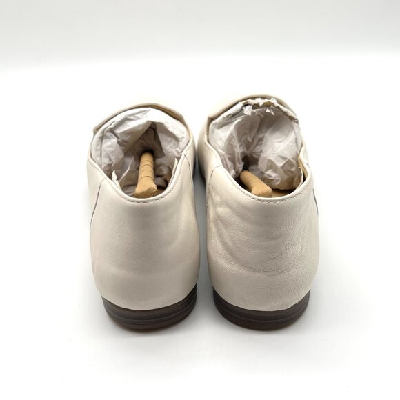 Naturalizer‎ Womens Size 7 7M Lorna Bone Cream Leather Flats Loafers Shoes - Picture 6 of 11